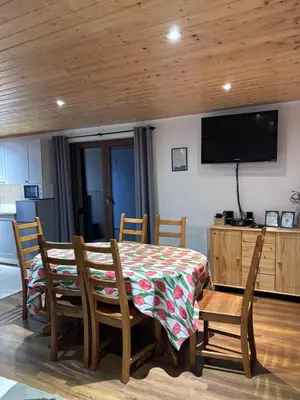 Telewizja i/lub zestaw kina domowego w obiekcie Domek Pod Skałkami