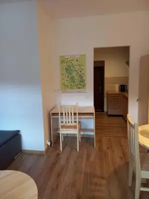 Część wypoczynkowa w obiekcie Przytulny Apartament z Balkonem