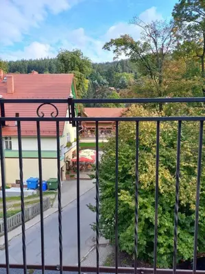 Balkon lub taras w obiekcie Przytulny Apartament z Balkonem