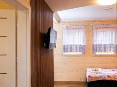 Telewizja i/lub zestaw kina domowego w obiekcie Aura Zawady
