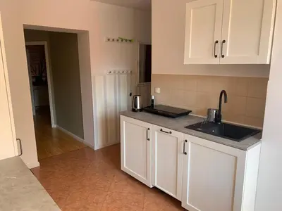 Kuchnia lub aneks kuchenny w obiekcie Apartament za ratuszem