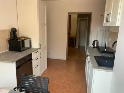 Kuchnia lub aneks kuchenny w obiekcie Apartament za ratuszem
