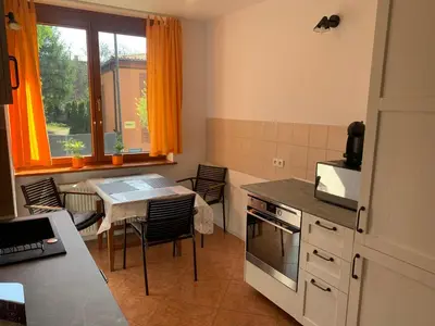 Kuchnia lub aneks kuchenny w obiekcie Apartament za ratuszem