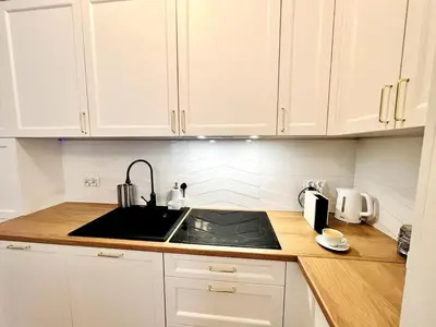 Kuchnia lub aneks kuchenny w obiekcie HO!HOUSE Bulwar Staromiejski