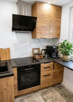 Kuchnia lub aneks kuchenny w obiekcie Apartament ''Na Szlaku''
