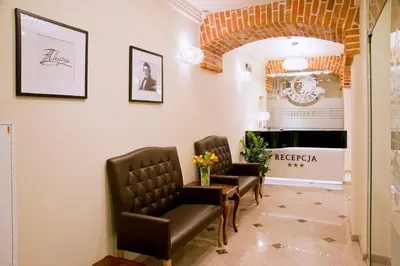 Część wypoczynkowa w obiekcie Hotel Fryderyk