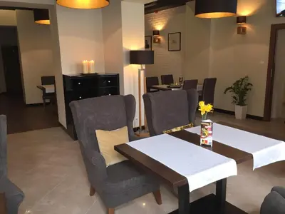 Część wypoczynkowa w obiekcie Hotel Fryderyk