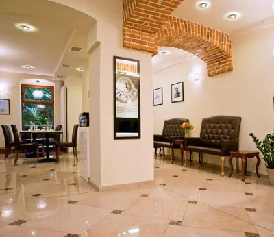 Część wypoczynkowa w obiekcie Hotel Fryderyk