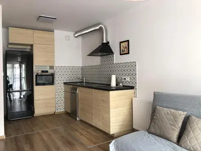 Kuchnia lub aneks kuchenny w obiekcie DAKOTA Easy Stay Center
