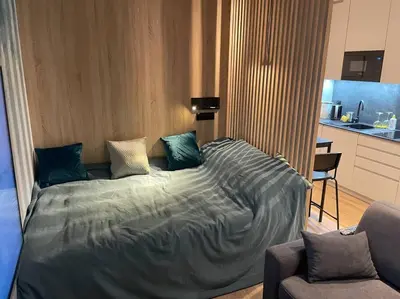 Część wypoczynkowa w obiekcie Blue River Apartment - Wrocław