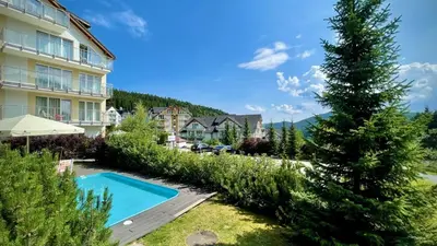 Widok na góry z tego apartamentu
