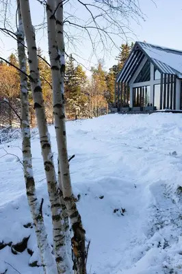 Obiekt Cichosfera- Dom w Dusznikach-Zdrój zimą