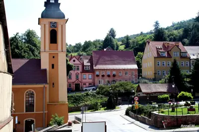 Budynek, w którym mieści się apartament