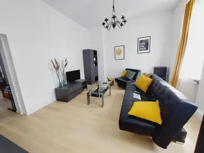 Część wypoczynkowa w obiekcie Apartament Aleja Przyjaźni