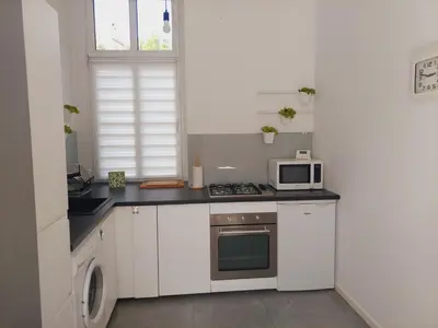 Kuchnia lub aneks kuchenny w obiekcie Apartament Aleja Przyjaźni