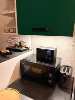 Kuchnia lub aneks kuchenny w obiekcie Krapkowice Odrzańskie Tarasy