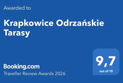 Certyfikat, podpis lub inny dokument wystawiony w obiekcie Krapkowice Odrzańskie Tarasy
