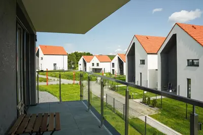 Budynek, w którym mieści się apartament