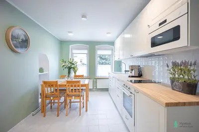 Kuchnia lub aneks kuchenny w obiekcie Apartament Serce Sudetów