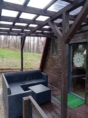 Ogród w obiekcie Chatka pod lasem