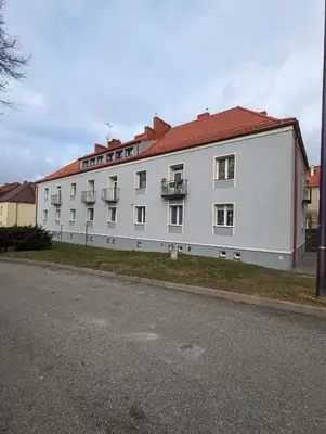 Budynek, w którym mieści się apartament