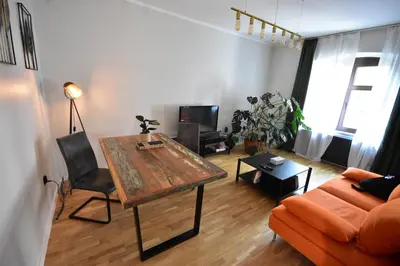 Telewizja i/lub zestaw kina domowego w obiekcie Apartamenty Basztowa