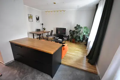 Część wypoczynkowa w obiekcie Apartamenty Basztowa