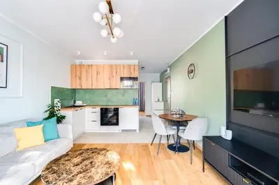 Kuchnia lub aneks kuchenny w obiekcie Apartament Pogodny, PW INVEST HOME