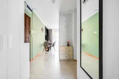 Telewizja i/lub zestaw kina domowego w obiekcie Apartament Pogodny, PW INVEST HOME