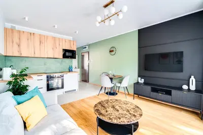 Kuchnia lub aneks kuchenny w obiekcie Apartament Pogodny, PW INVEST HOME