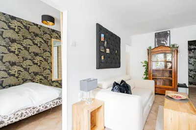 Łóżko lub łóżka w pokoju w obiekcie NiceOne Apartment Number 5 - W samym Centrum!