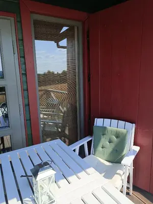 Balkon lub taras w obiekcie Chatka na Wzgórzu