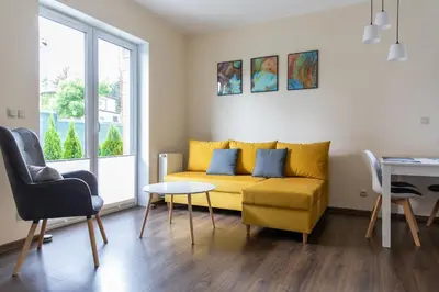 Część wypoczynkowa w obiekcie Apartamenty Nowy Zdrój