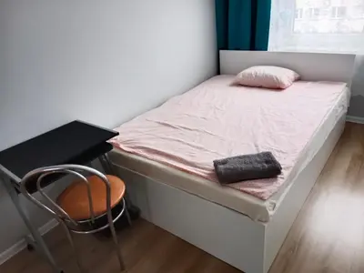 Łóżko lub łóżka w pokoju w obiekcie Duży apartament z widokiem na góry - 3 pokoje