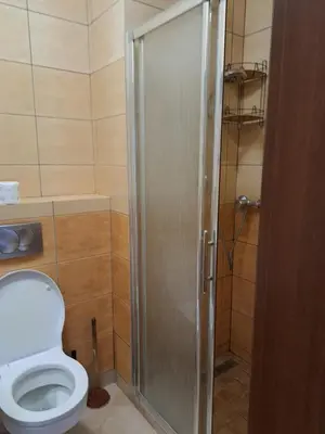 Łazienka w obiekcie Ogrodowe Noclegi 2