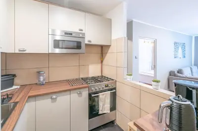 Kuchnia lub aneks kuchenny w obiekcie Apartament Garden Self check in 24h