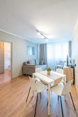 Część wypoczynkowa w obiekcie Apartament Garden Self check in 24h