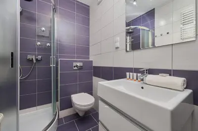 Łazienka w obiekcie Peaceful Wrocław Apartment for 4 Guests with Balcony by Noclegi Renters