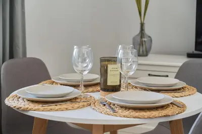 Plan piętra w obiekcie Peaceful Wrocław Apartment for 4 Guests with Balcony by Noclegi Renters