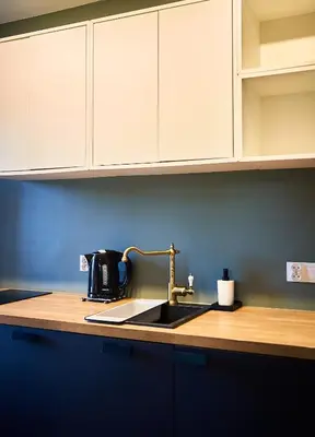 Kuchnia lub aneks kuchenny w obiekcie Marel-Apartament w parku Emma 6A Polanica Zdrój