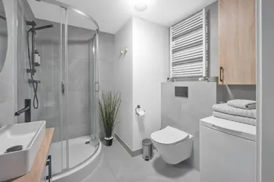 Łazienka w obiekcie Apartament Wrocław Park Partynice