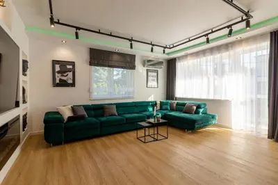 Część wypoczynkowa w obiekcie HouseCube, Bar , prywatne Kino, Bilard , Luxus