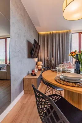 Część wypoczynkowa w obiekcie Apartament na Grabiszyńskiej