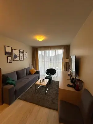 Część wypoczynkowa w obiekcie Apartament Czarna Góra