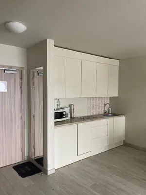 Kuchnia lub aneks kuchenny w obiekcie Apartament Czarna Góra