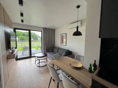 Część wypoczynkowa w obiekcie Apartamenty Parkowa - Kamień Śląski