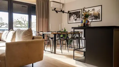 Część wypoczynkowa w obiekcie Apartamenty Parkowa - Kamień Śląski