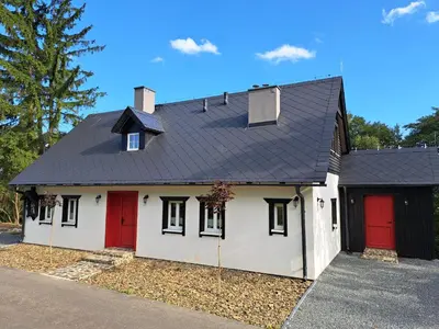 Budynek, w którym mieści się apartament
