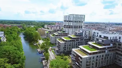 Widok na miasto Wrocław z tego apartamentu