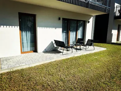 Budynek, w którym mieści się apartament